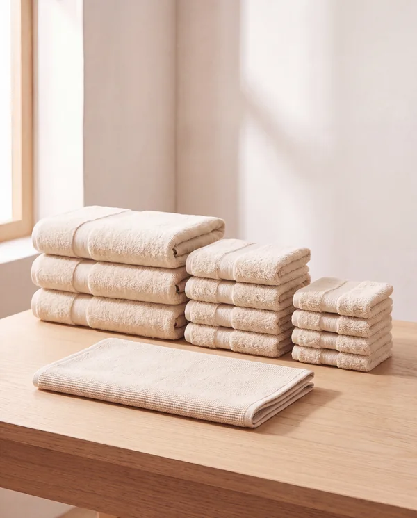 Complete Towel and Bath Mat Set, towel set