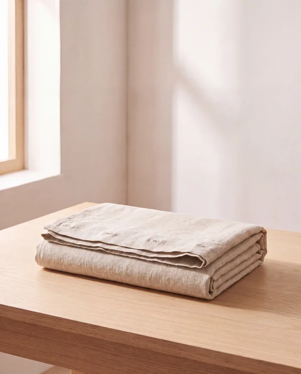Linen Shower Curtain, shower curtain