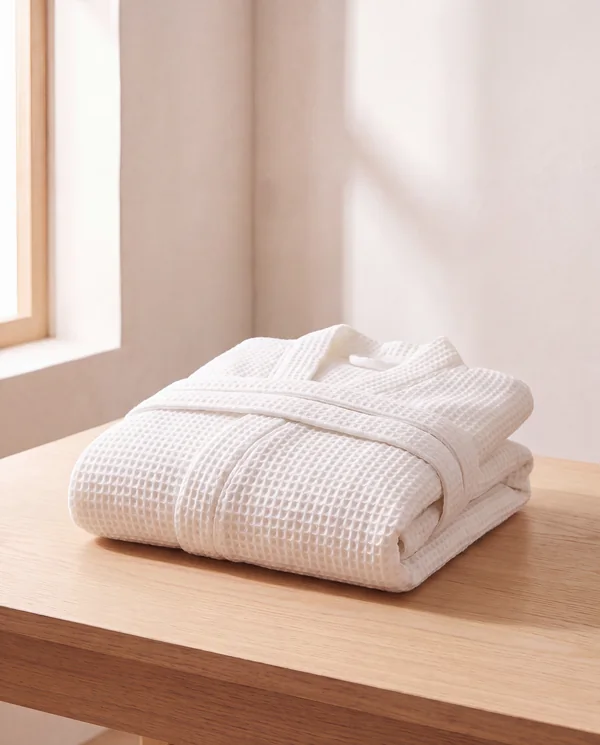 Organic Cotton Waffle Robe, robe