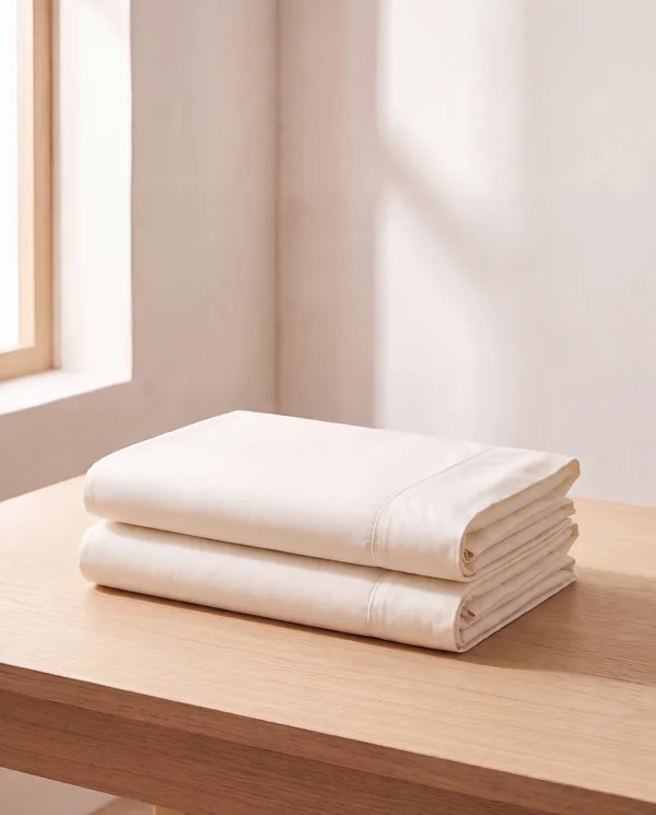 Organic Sateen Pillowcase Pair, pillowcase pair